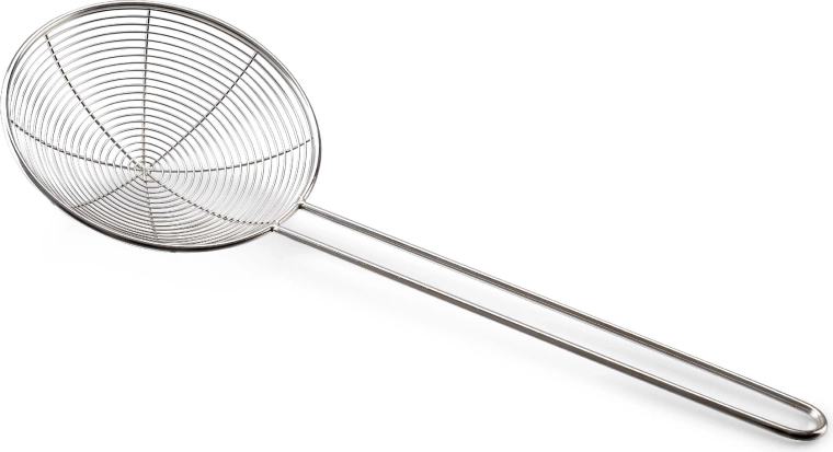 Stainless steel strainer with handle Toro 14 cm spiral