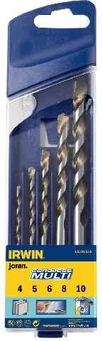 IRWIN Cordless būvurbju komplekts 4–10 mm, 5 gab.