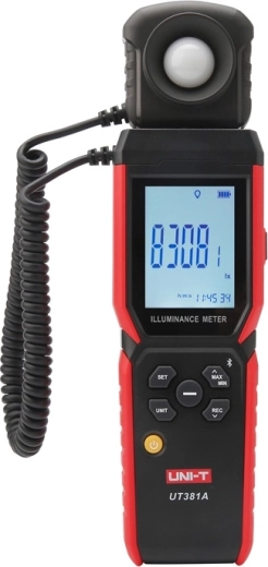 Luksmetrs UNI-T UT381A ar Bluetooth un rotējošu zondi