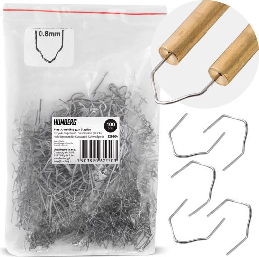 Skavas plastmasas metināšanas ierīcei, tips D, 100 gab.