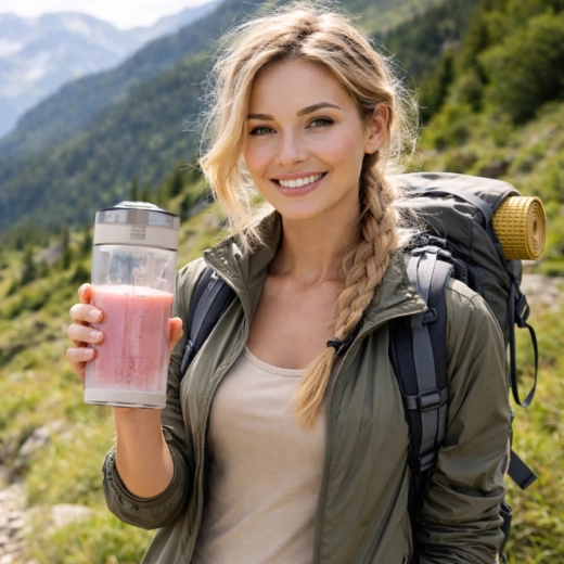 For travel and the gym: a cordless blender with USB‑C
