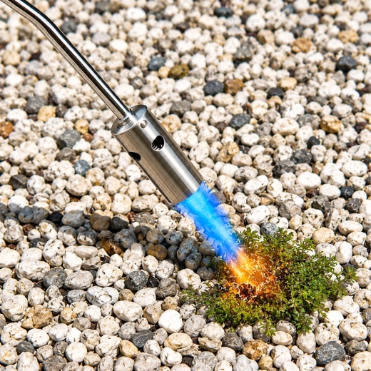 Effective weed burning without chemicals