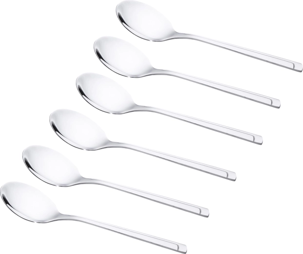 Stainless-steel spoons for everyday use
