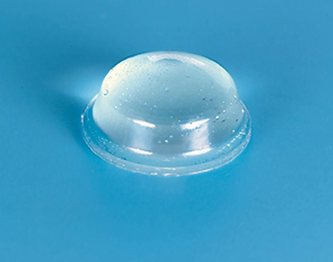 Pašlīmējoši caurspīdīgi pusapaļi amortizatori 11,1 × 5,1 mm (komplekts 5 gab.)