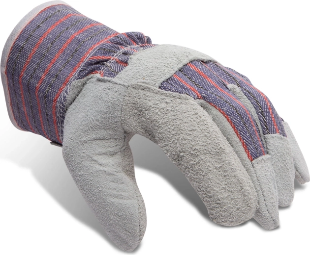 Protective work gloves made of cowhide leather XL