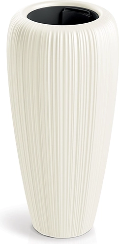 Orobo Flower Pot 29 cm – white chocolate