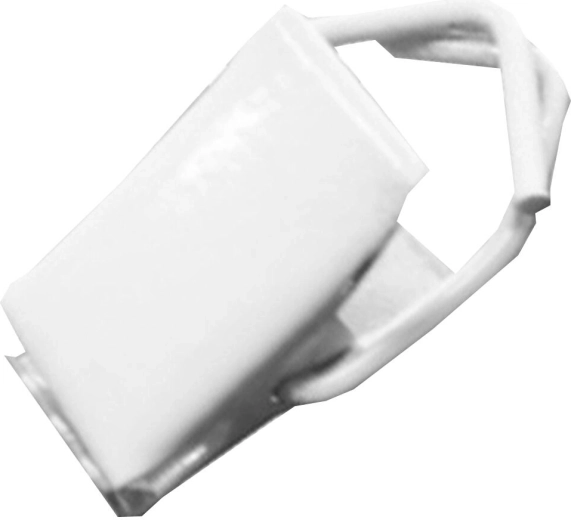 Metal curtain clip, white (25 pcs)