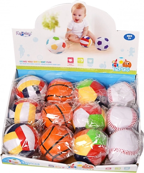 SPORTO bumbiņa dažādi veidi 10 cm