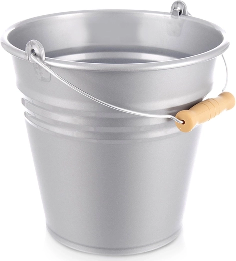 Plastic grey bucket 10 l