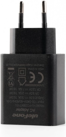 18 W ātrās uzlādes lādētājs Ulefone – USB‑A tīkla adapteris