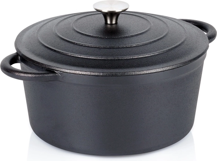 Čuguna katls ar vāku CAST LINE 24 cm, 3,9 l