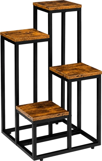 Metāla puķu statīvs, 4 līmeņi, 68 cm – 1 gab.