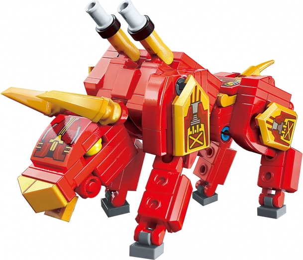 Construction Set of Robotic Bull Qman Flaming Bull
