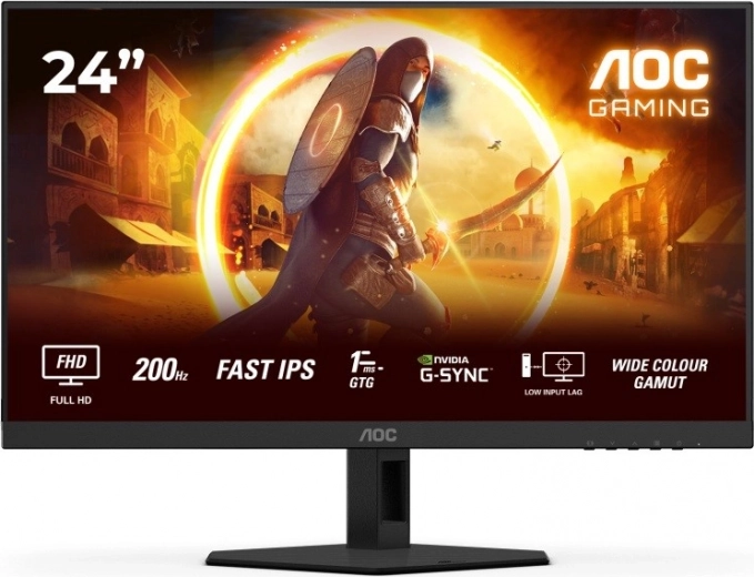 AOC 24G4HRE gaming monitor 23.8" Fast IPS 200 Hz