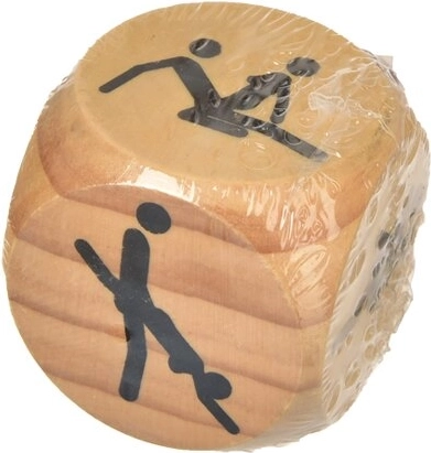Koka erotiskā pāru metamkauliņš Kamasutra 6 × 6 cm
