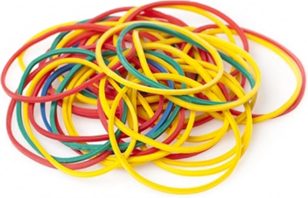 Multicolored Rubber Bands – Pack of 100