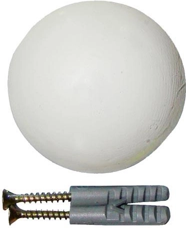 Shock absorber 50 mm, white, set of 2 pcs
