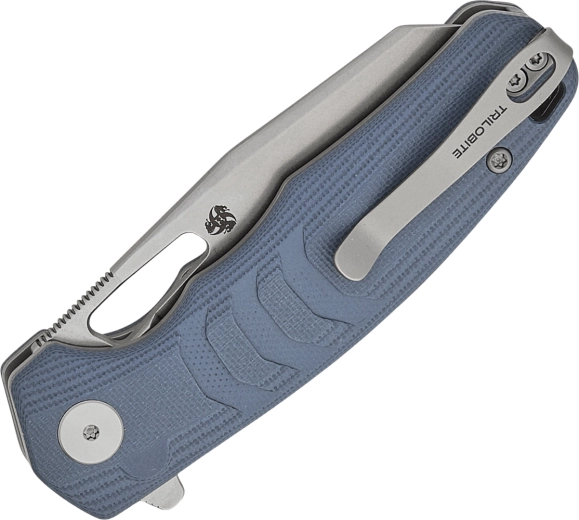 Ergonomisks zils G10 rokturis un dziļais klipsis
