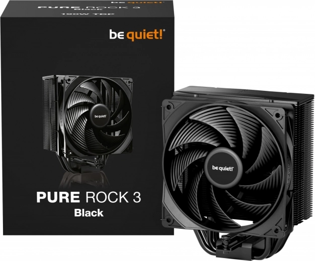 CPU dzesētājs be quiet! Pure Rock 3 Black