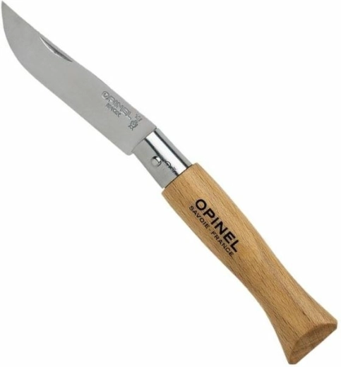 Opinel N°05 Inox kabatas nazis 6 cm no dižskābarža koka