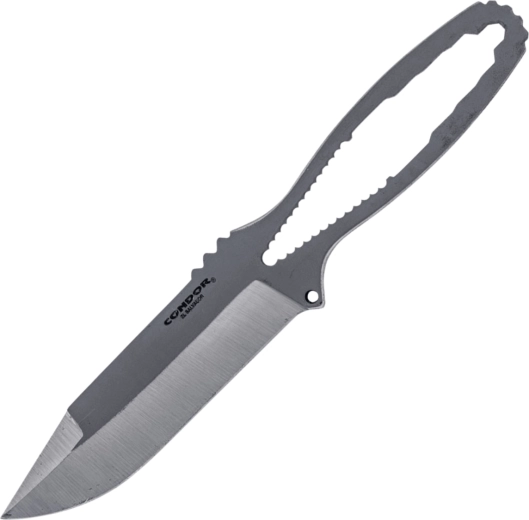 Condor Biker’s knife – sturdy all-metal fixed blade knife 12 cm with Kydex sheath