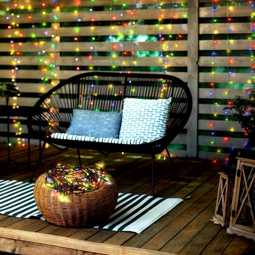 Long string lights for larger areas – 50 m + 5 m power cable