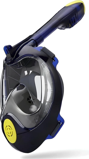 Pilnas sejas snorkelēšanas maska ar snorkeli L/XL