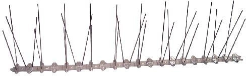 Aizsargājošie pretbalodžu dzelkšņi no nerūsējošā tērauda 50 × 10 cm