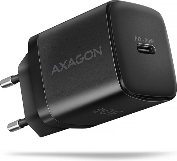 USB‑C 30 W tīkla lādētājs ar ātro uzlādi PD 3.0/QC – melns