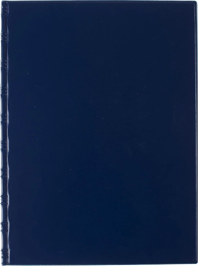 A4 mape ar vairākām caurspīdīgām kabatām Classic, zila