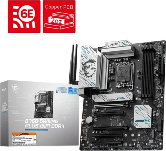 MSI B760 Gaming Plus WiFi ATX mātesplate