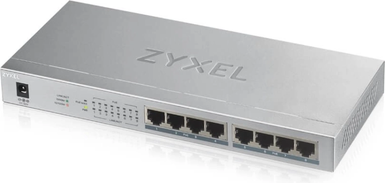 Zyxel GS1008HP 8 portu gigabitu PoE+ komutators