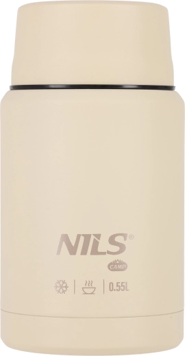 Nils Camp Food Thermos NC3807 Beige 550 ml