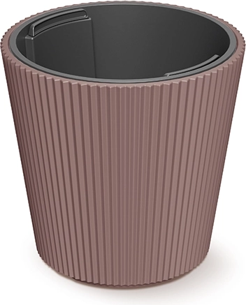 Puķu pods Milly ar ieliktni 17,6 cm, marsala krāsa