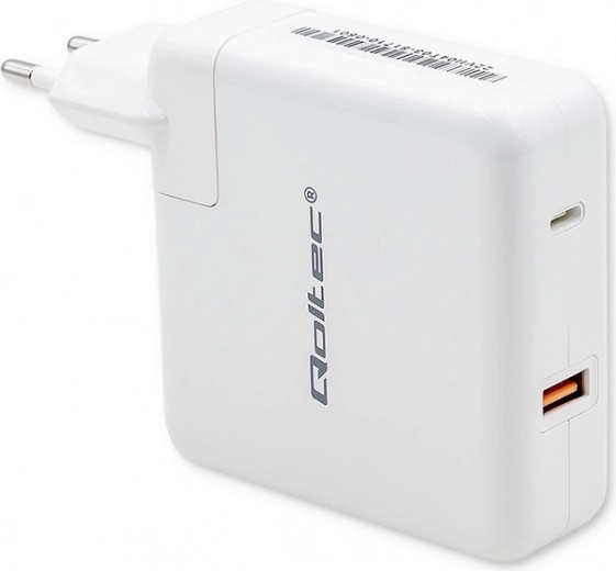 Balts USB C GaN FAST 108W lādētājs