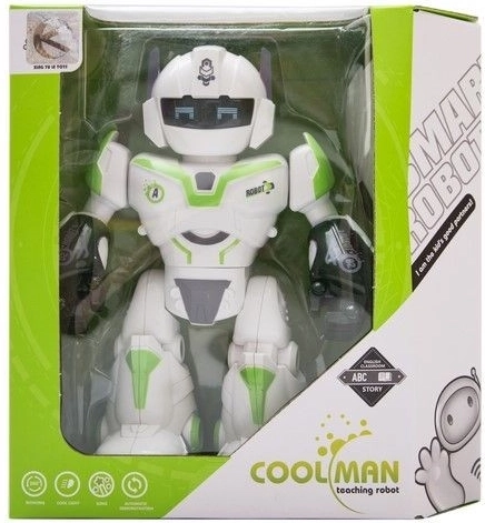 Interactive robot with sounds, movement and light effects - 1 piece