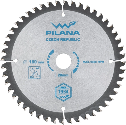 Zāģa disks PILANA SK 5255 WZ 160 mm, 48 zobi