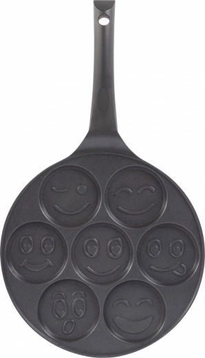 Aluminum pancake pan for 7 pancakes with non-stick surface 27 cm