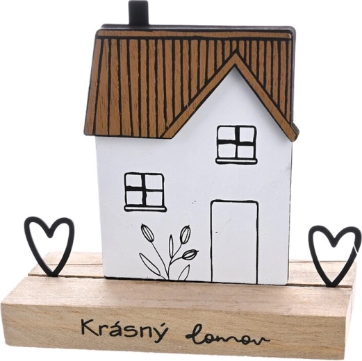 Decorative house “Beautiful Home” made of wood and metal