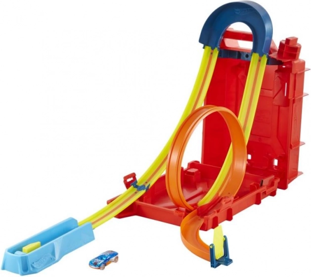 Kaskadieru trases komplekts kanistra formā HOT WHEELS Track Builder Unlimited
