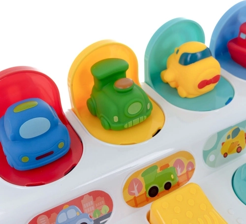 Jumping vehicles at the press of a button – fun cause and effect