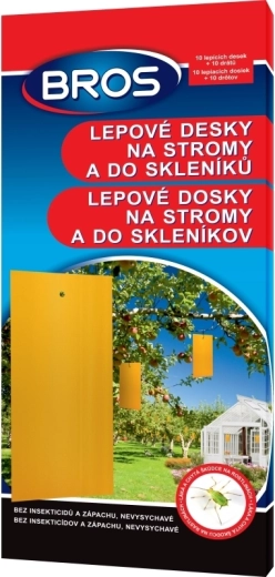 Bros līmplāksnes kokiem un siltumnīcām, 10 gab.