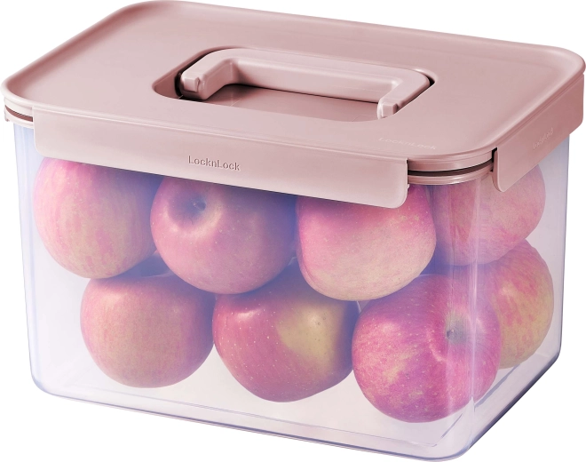 Pārtikas trauks LocknLock Classic Plus 6 l, gaiši rozā
