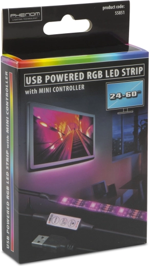 USB barošana un tālvadības vadība