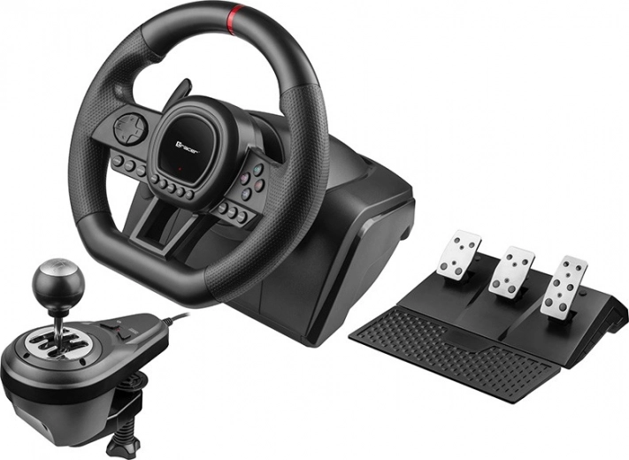 Sacīkšu stūre TRACER Simracer 6v1 ar manuālo pārnesumkārbu