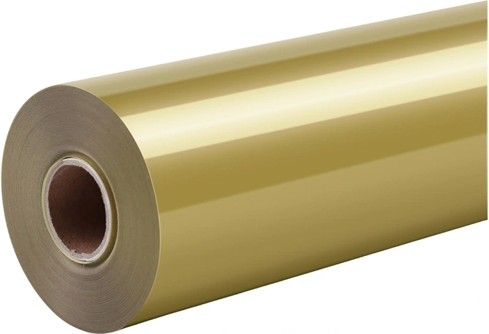 HTVRONT Pure heat transfer vinyl gold 30.5 cm × 1.8 m