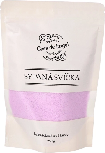 Violets beramais sveču vasks 250 g + 4 daktis