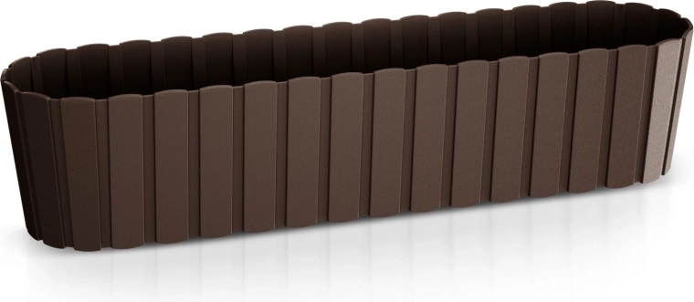 Plastmasas puķu kaste Boardee Case 58,7 cm brūna