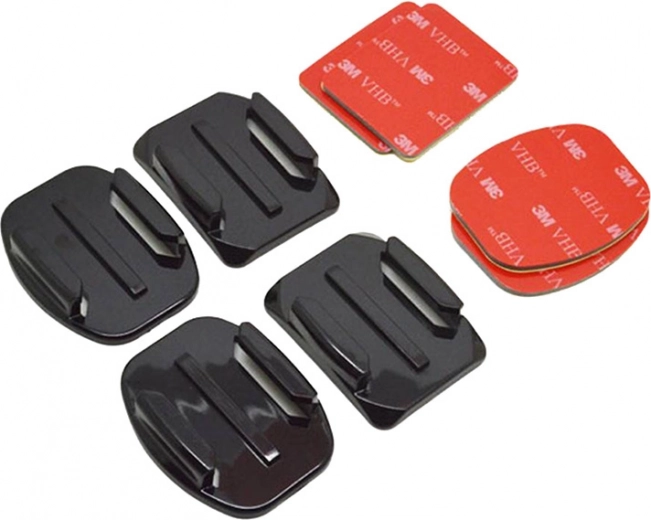 Set of Adhesive Pads and J-Hook Mounts for Sports Cameras Telesin