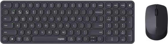 Rapoo 9310M bezvadu tastatūras un peles komplekts, melns